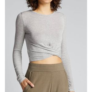 Alo Twist Front Long Sleeve Workout Top